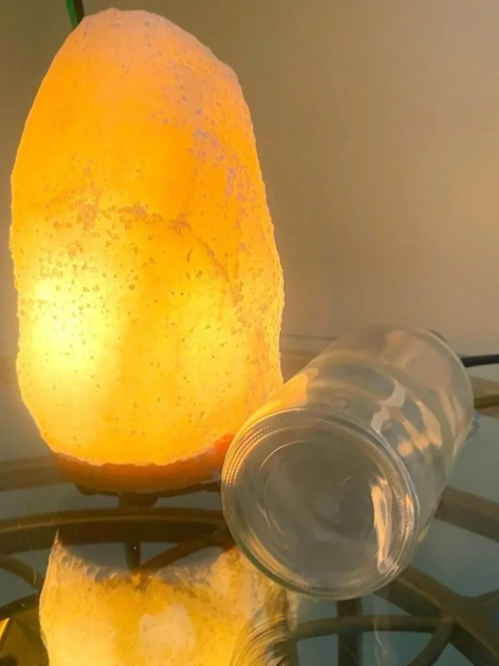 Large Clear Glass Soap Dispenser